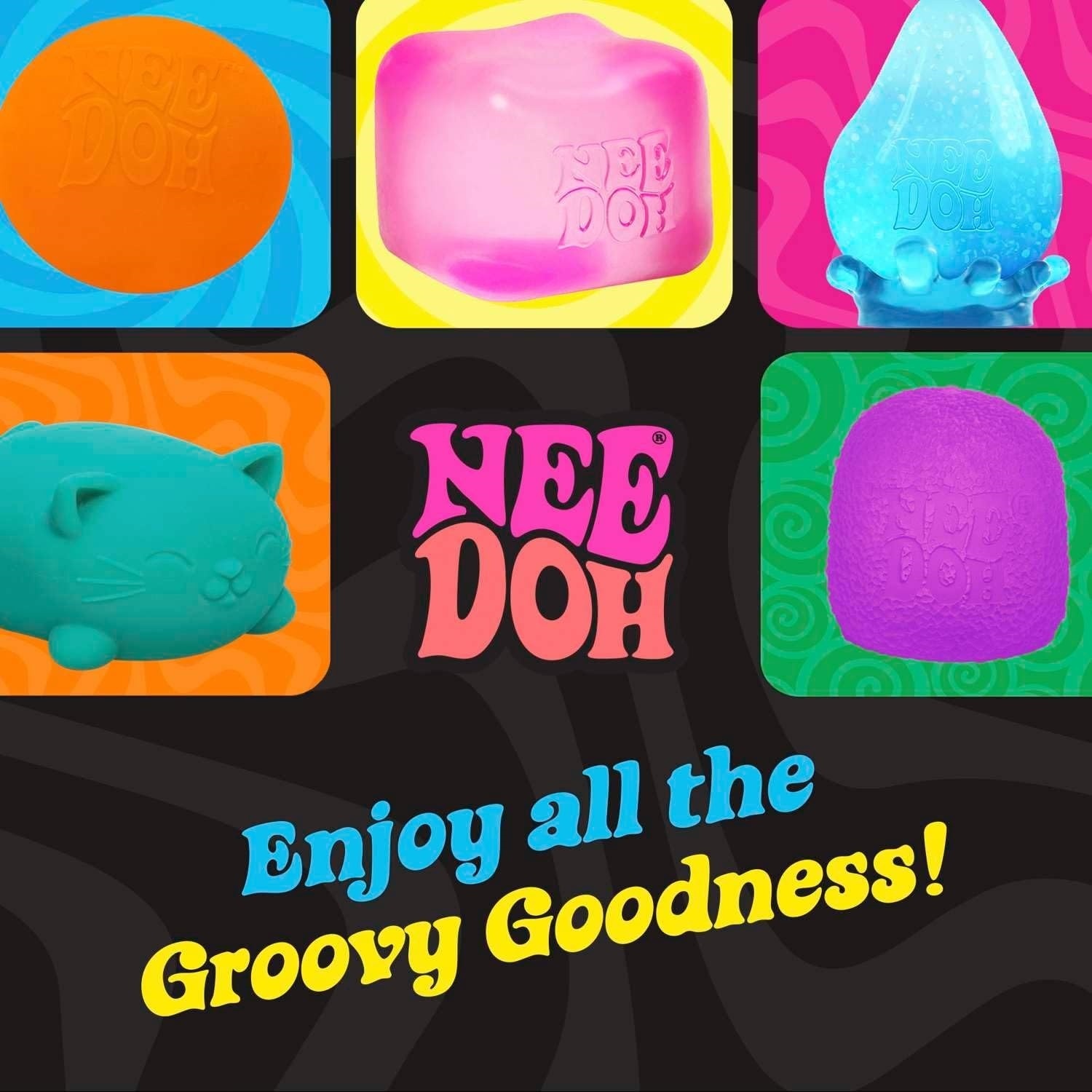 NeeDoh Nice Cube Glow - Glows in the Dark - Assorted - Image 6